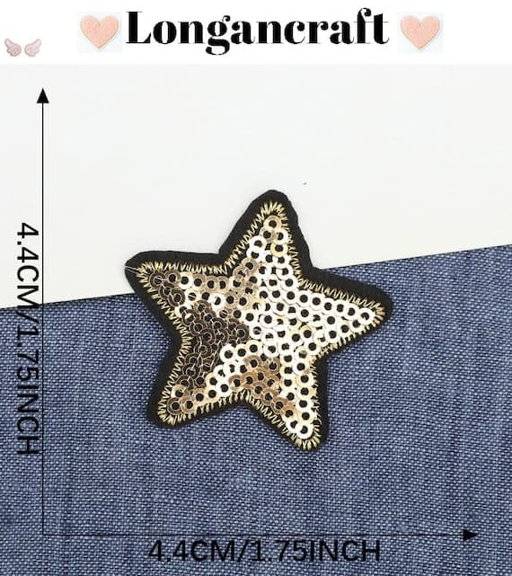 Bowknot Heart Sequin Patches