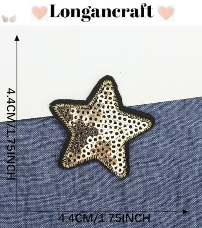 Bowknot Heart Sequin Patches