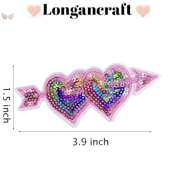 Rainbow Popcorn Sequin Patches
