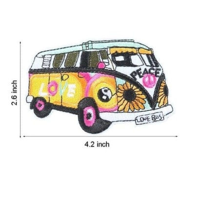 Touring Bus Iron On Patches