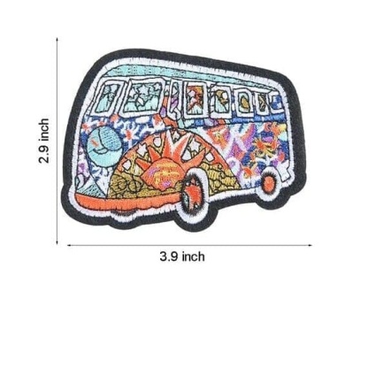 Touring Bus Iron On Patches