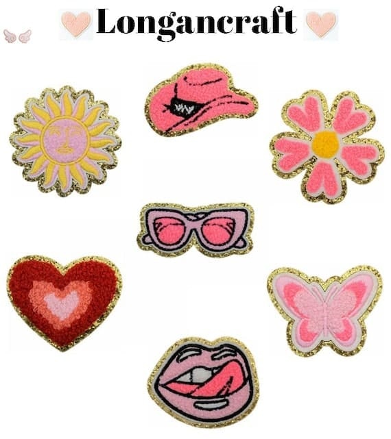 Cowgirl Pink Chenille Patches
