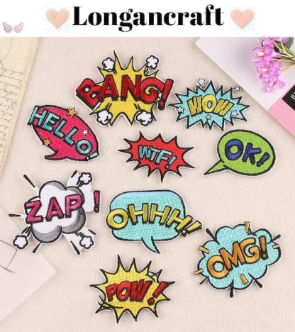 Funny Phrases Patches