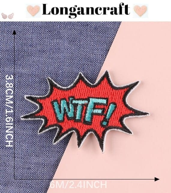 Funny Phrases Patches