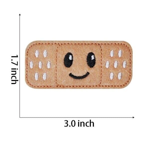Bandage Embroidered Patches