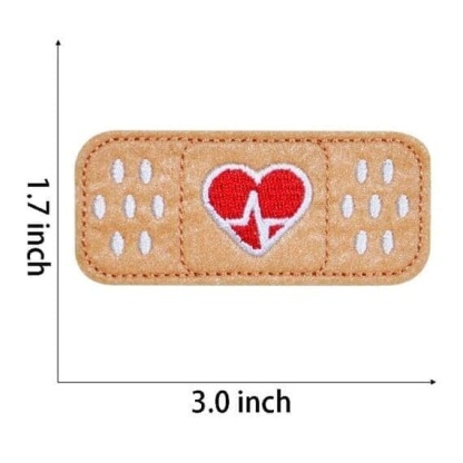 Bandage Embroidered Patches