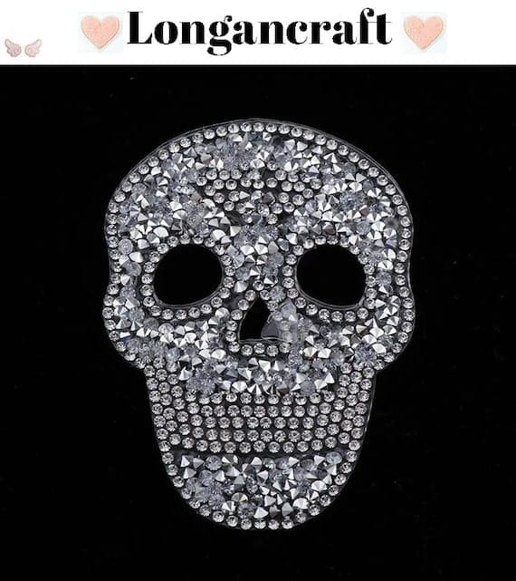 Skull Bing Iron On Patches