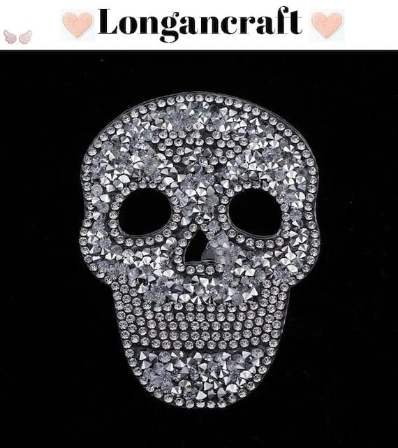 Skull Bing Iron On Patches