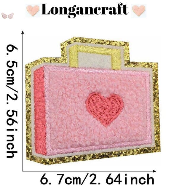 Cowgirl Pink Chenille Patches