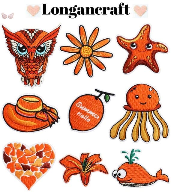 Sea Theme Embroidery Patches