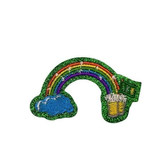 Green Lucky Iron On Patches