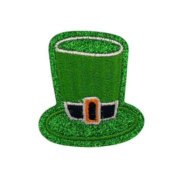 Green Lucky Iron On Patches