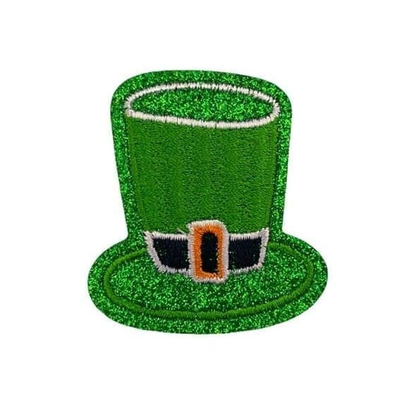 Green Lucky Iron On Patches