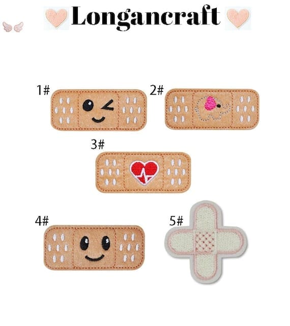 Bandage Embroidered Patches