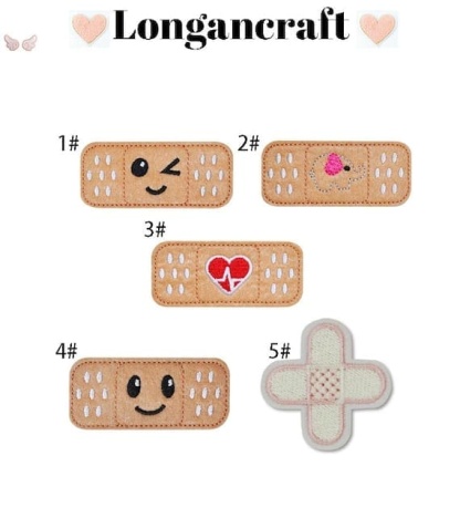 Bandage Embroidered Patches