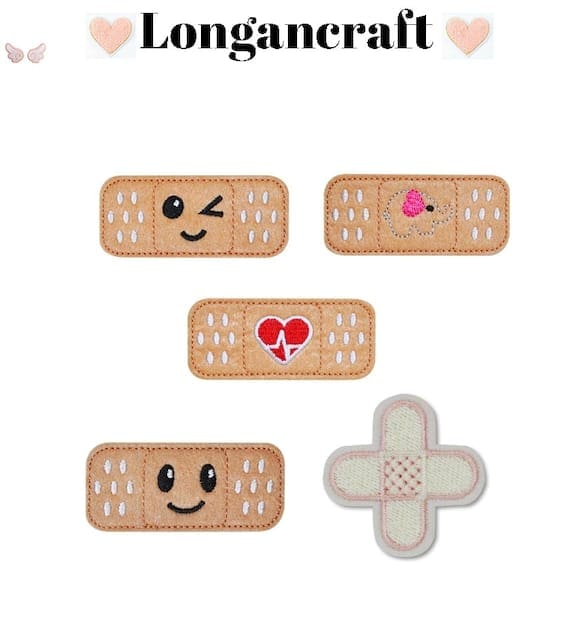 Bandage Embroidered Patches