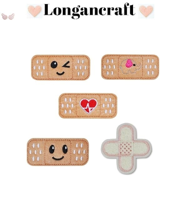 Bandage Embroidered Patches