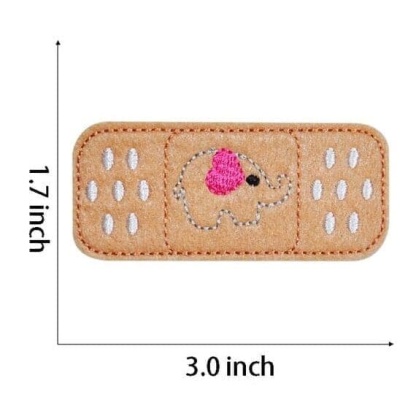 Bandage Embroidered Patches