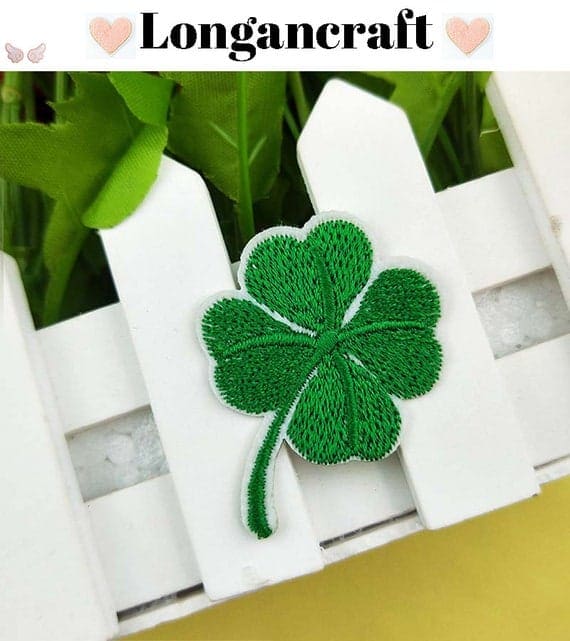 Four Leaf Clover Iron On Patch