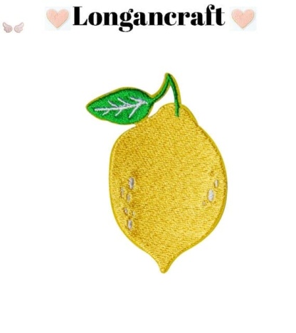 Banana Lemon Fruit Embroidery Iron On Patches