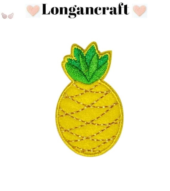 Banana Lemon Fruit Embroidery Iron On Patches