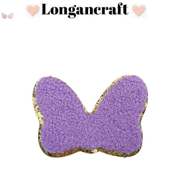 Bow Tie Chenille Patches