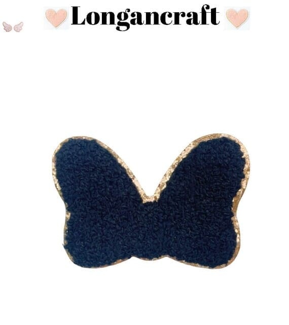 Bow Tie Chenille Patches