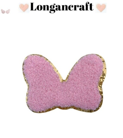 Bow Tie Chenille Patches