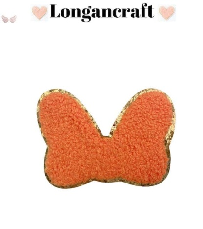 Bow Tie Chenille Patches