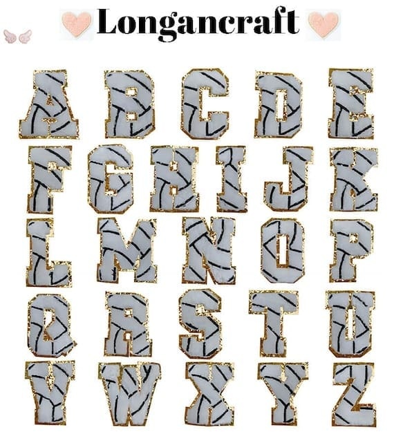 Volleyball Glitter Patches