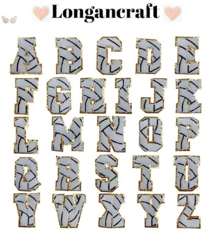 Volleyball Glitter Patches