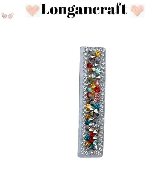 Color Rhinestone Letter Patches