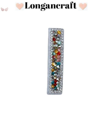 Color Rhinestone Letter Patches