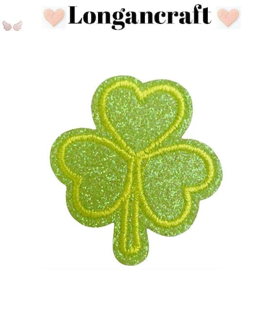 Clover Glitter Patches