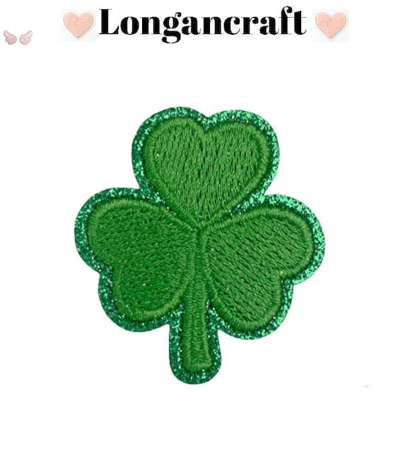 Clover Glitter Patches