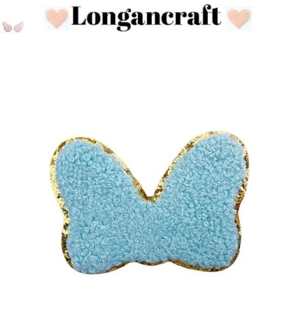 Bow Tie Chenille Patches