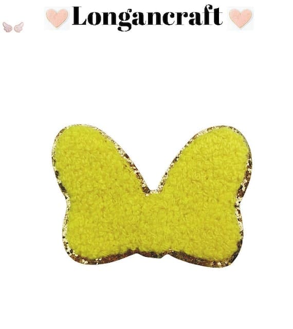 Bow Tie Chenille Patches