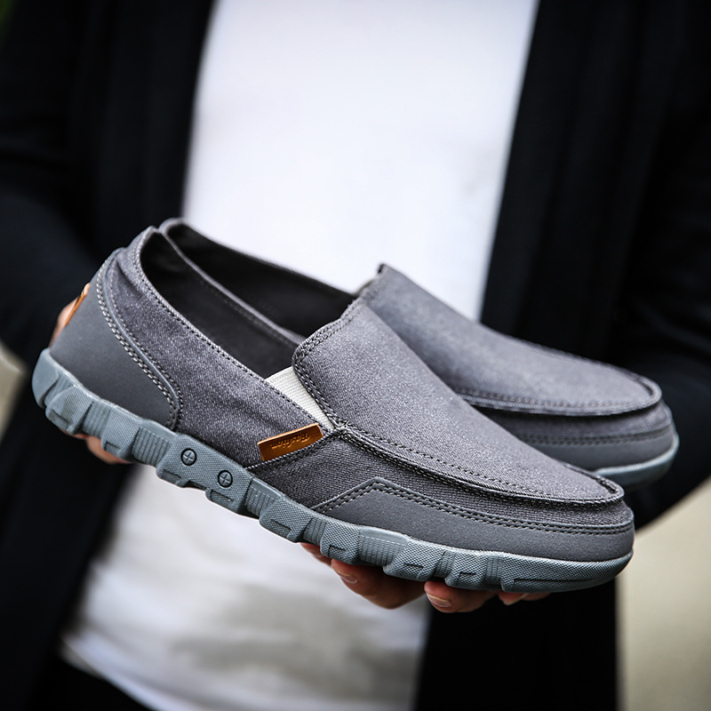 Men's Good arch support Outdoor Breathable Lightweight Walking Slip On Sneakers-burnzay