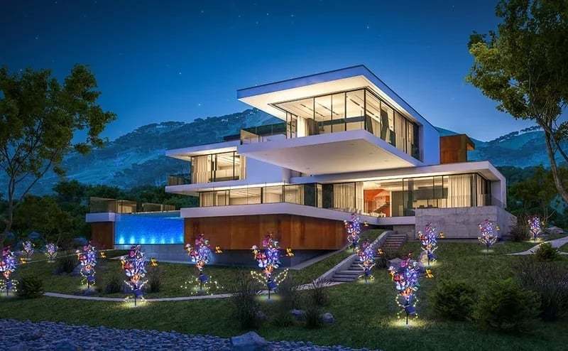 🔥Гореща разпродажба - 49% ОТСТЪПКА 🔥Слънчеви външни лампи тип пеперуда🦋