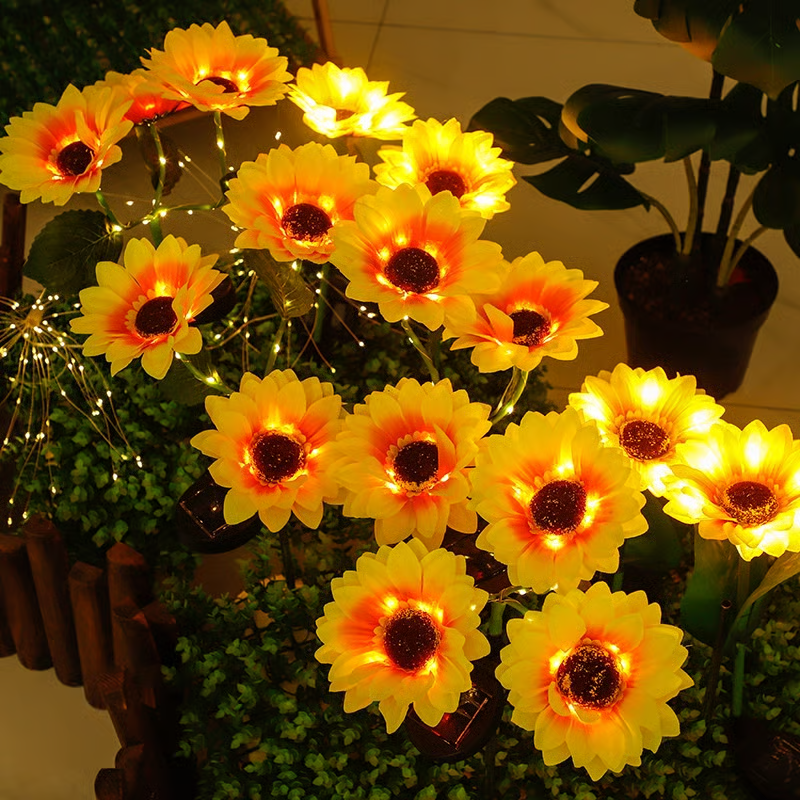 🔥LAST DAY SALE 49% OFF🌻Waterproof Solar Sunflower Light🔥