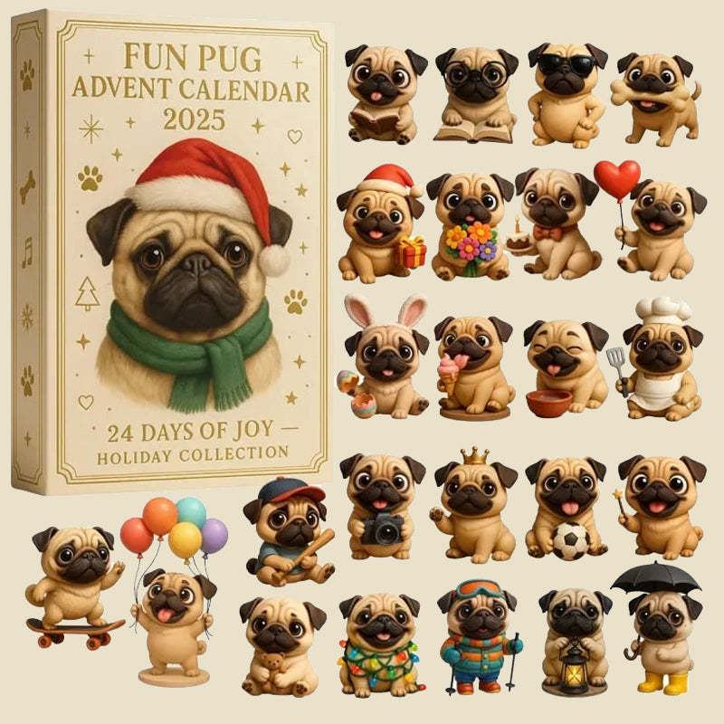 🐾🎄 Mops Lustiger-Adventskalender 2025