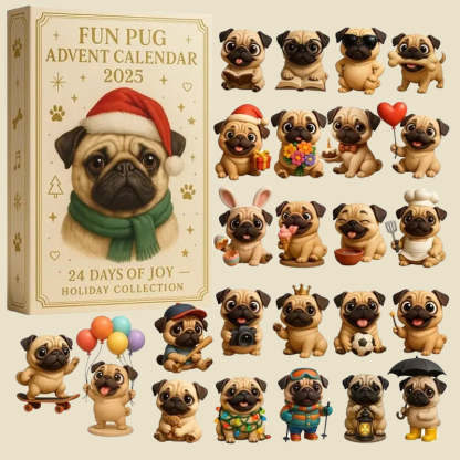 🐾🎄 Mops Lustiger-Adventskalender 2025