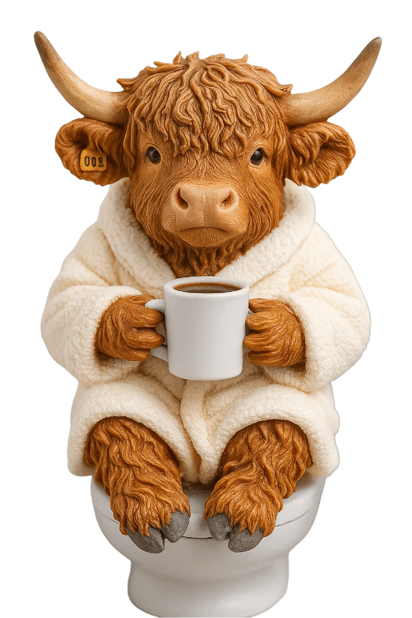 🐮Адвент календар с Хайлендър 2025🎄✨ - Ръчно изработена 3D кукла с Хайлендър (24 части)