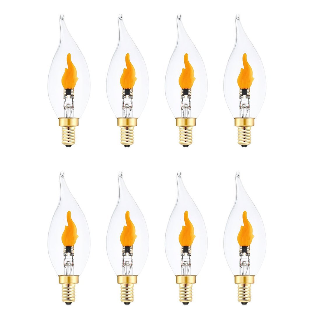 💡LED крушки с трептящи пламъци - перфектна атмосфера за Хелоуин и Коледа