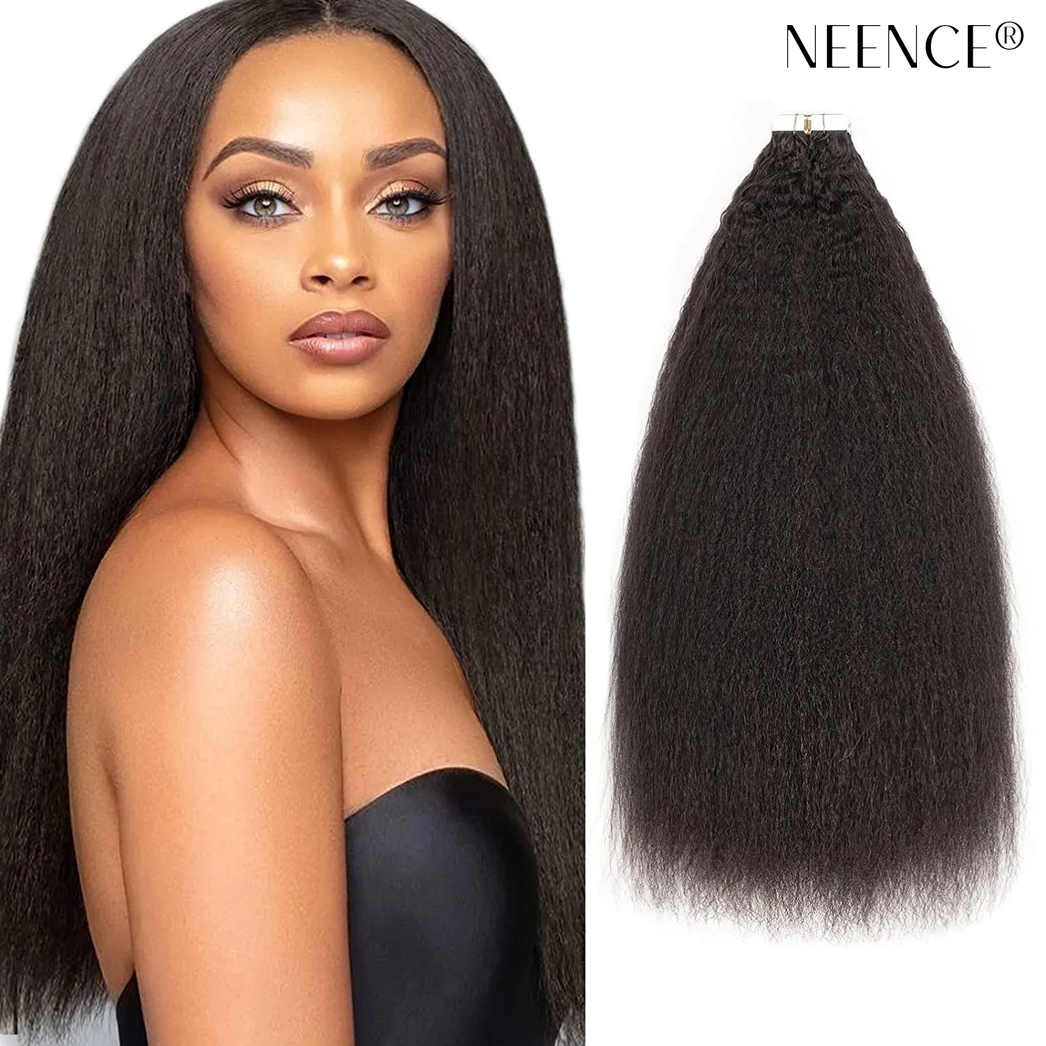 Seamless Injected Hand-Tied Invisible Tape In Hair Extension -- 100% VIRGIN HUMAN HAIR / 10 PIECES