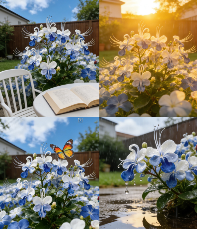 🌌 Bring the Sky to Your Garden – Blue Butterfly Flower Seeds 🌌