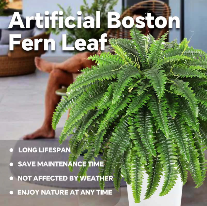 🔥 $9.98 On Sale Only Today 🌱 UV-Resistant Lifelike Artificial Boston Fern