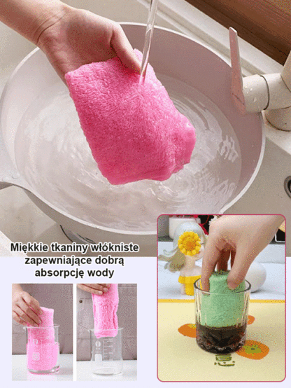 ✨Bez potrzeby detergentu】Ściereczka do naczyń z włókna drzewnego usuwająca tłuszcz🏆