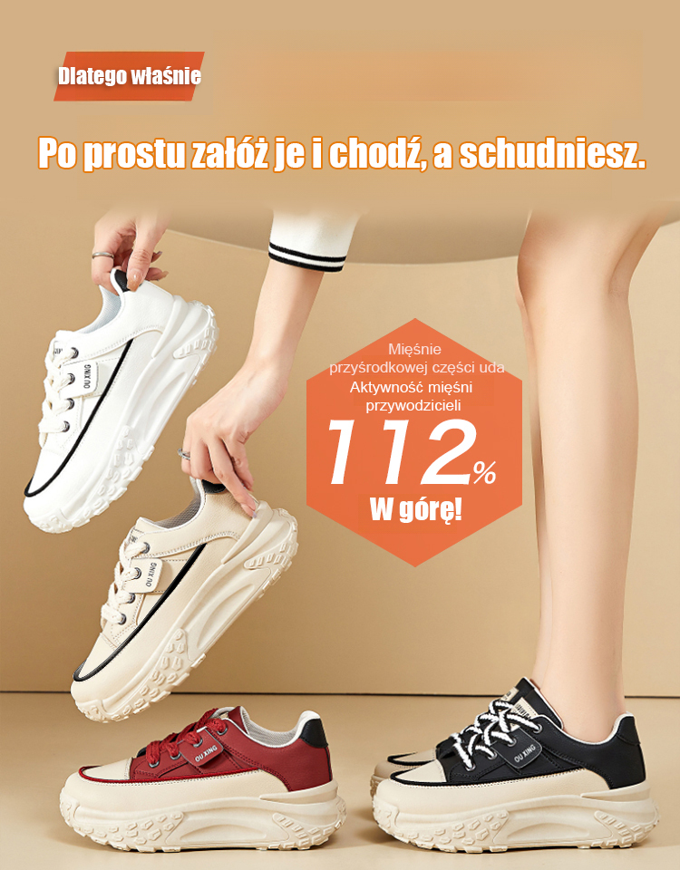 15 dni darmowego testowania. Casualowe buty specjalnie zaprojektowane dla osób z halluksem