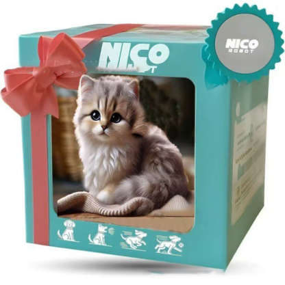 🐱 Uroczy pluszowy pies i kot, realistyczny robot-zwierzak 🐱 Zaprojektowany przez amerykańskich inżynierów 🐱 Nagrodzony prestiżową nagrodą za wzornictwo za wyjątkowo wierną imitację